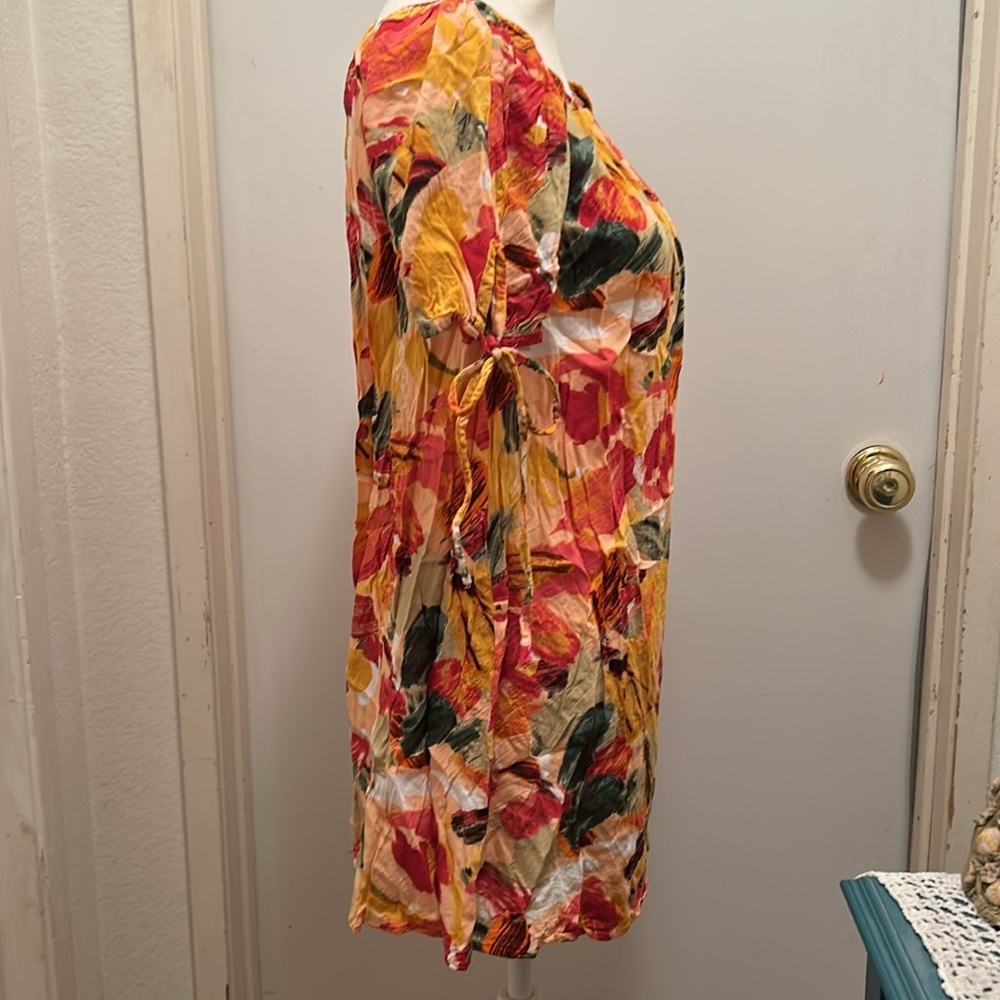 Cassee’s Floral Women’s Dress Small NWOT Bohemian Floral - Picture 2 of 14